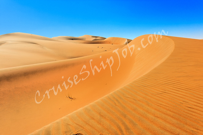 Spectacular dunes in the Liwa Desert - United Arab Emirates.